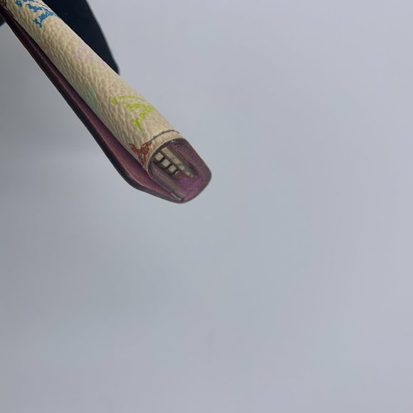 Authentic Louis Vuitton White Multicolor Key Case - Picture 6 of 16